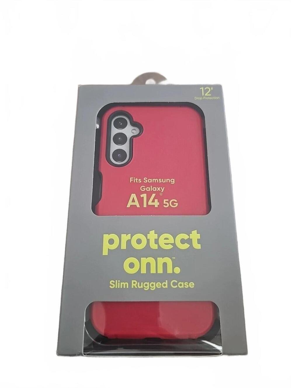 Samsung Galaxy A14 5G Red Slim Rugged Phone Case Smartport Protection  NEW Onn.
